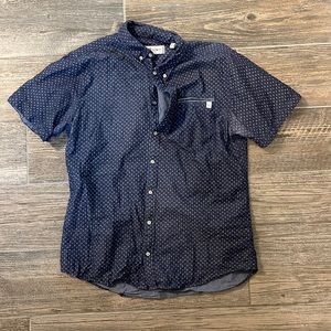 Mens Short Sleeve button up